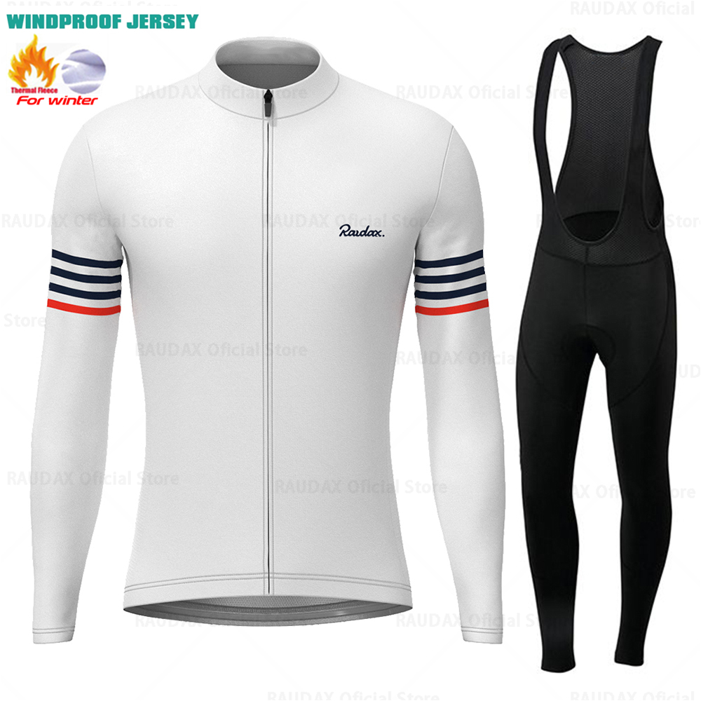 Cycling Gear Clothing - Raudax Winter Windproof Fleece Jersey Ropa