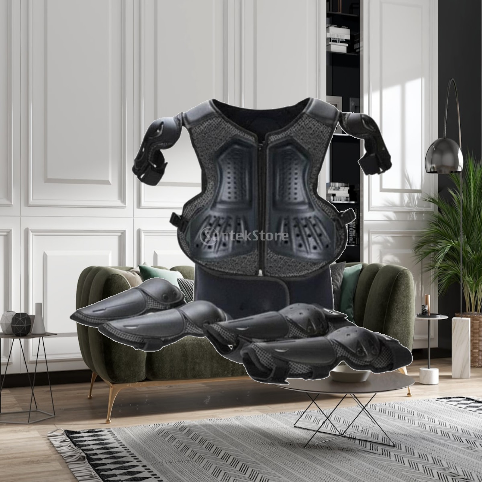 Cycling Gear For Kids - Children Riding Armor Adjustable Shielded Gear