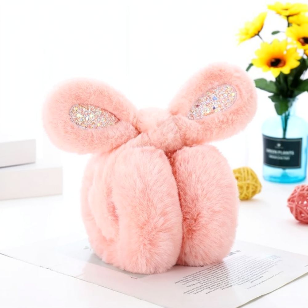 Cycling Gear In Winter - Soft Plush Earmuffs Kids Winter Ear