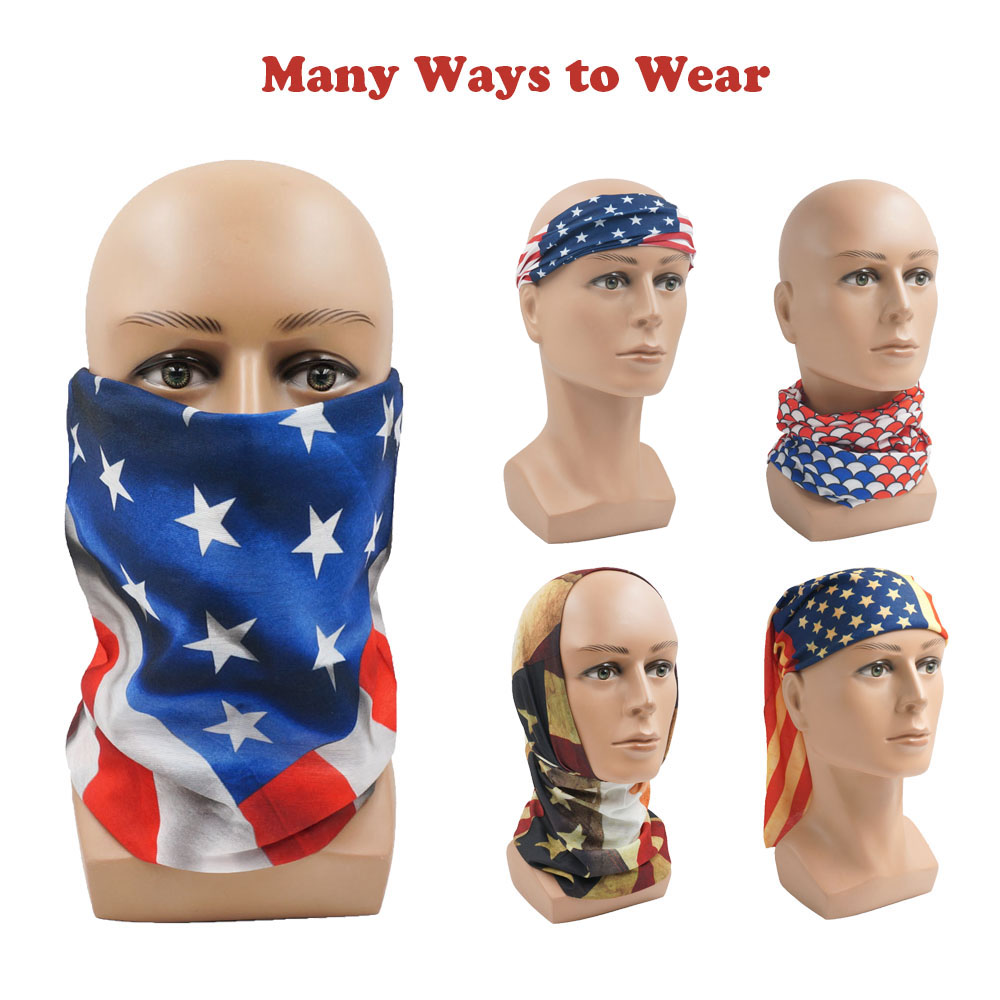 USA Flag Pattern Sun Protectiv - огляд і ціна Cycling Gear Men
