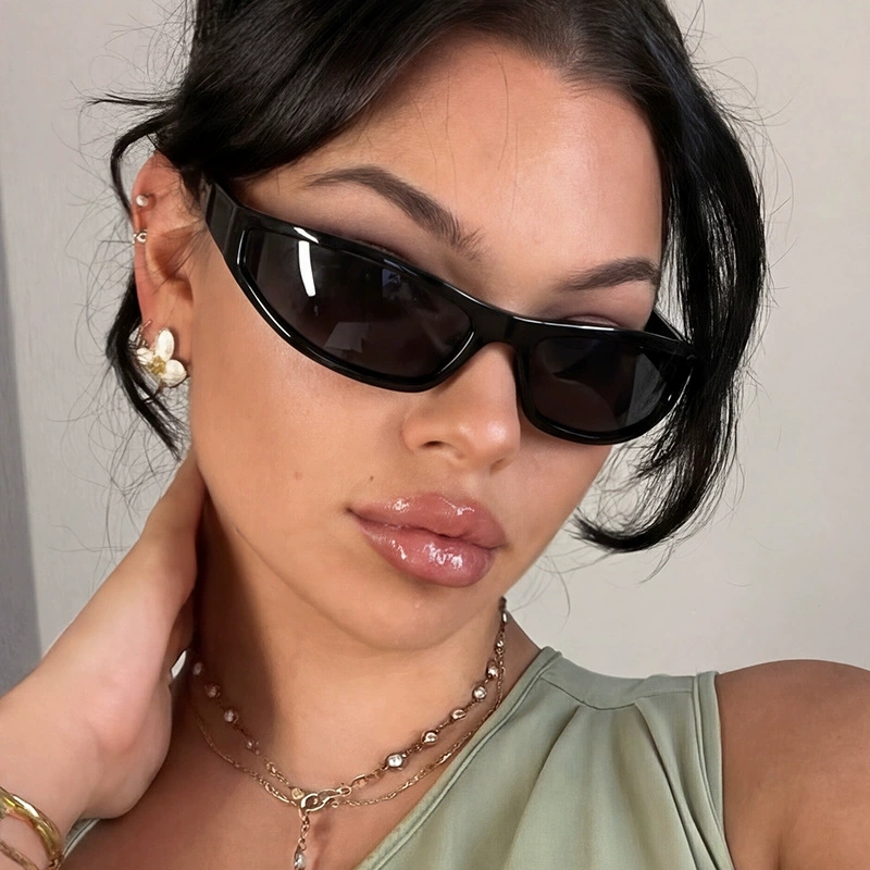 Y2K Narrow Rectangle Wrap Arou - огляд і ціна Cycling Glasses