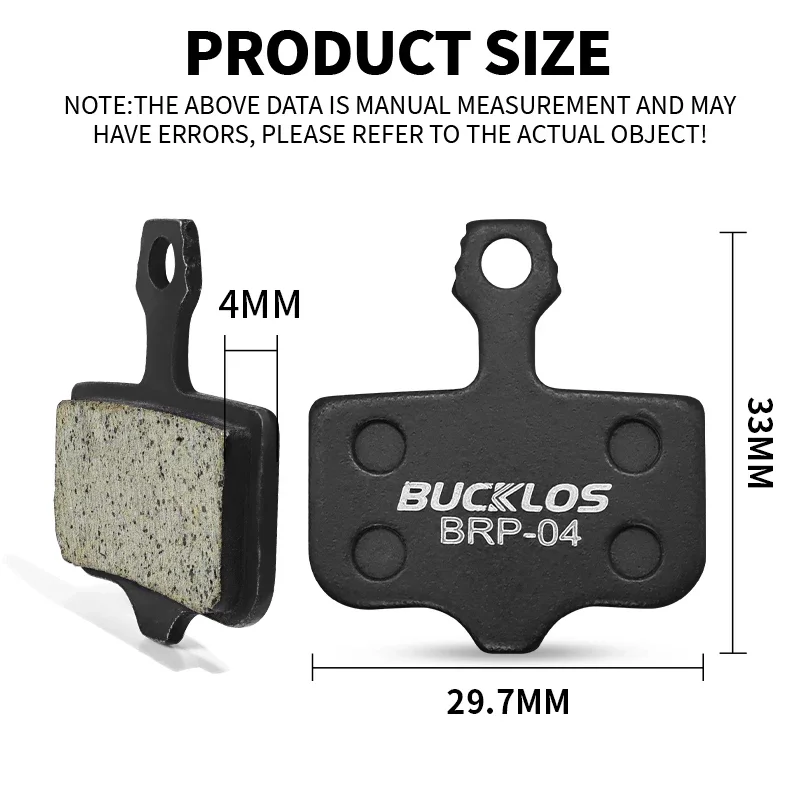 BUCKLOS Resin Disc Brake Pad F - огляд і ціна Ykyw Cycling Gear