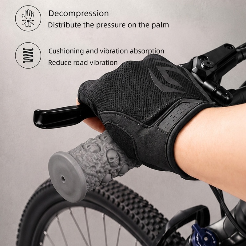 Bicycle Handlebar Grips, Skull - огляд і ціна Cycling Hand Gear