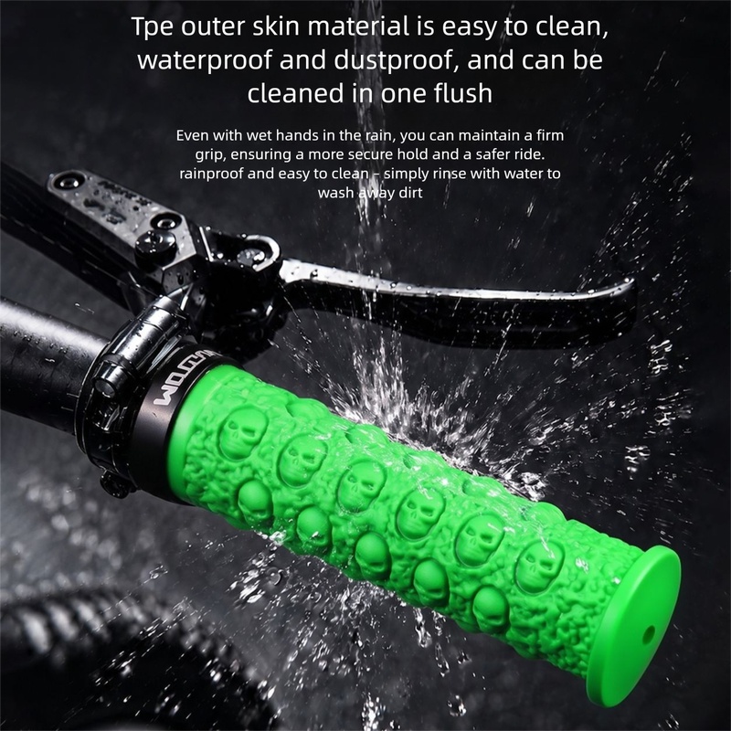 Bicycle Handlebar Grips, Skull - огляд і ціна Cycling Hand Gear