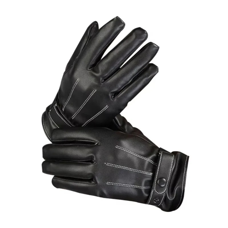 Men's Gloves PU Leather Plush  - огляд і ціна Cycling Hand Gear
